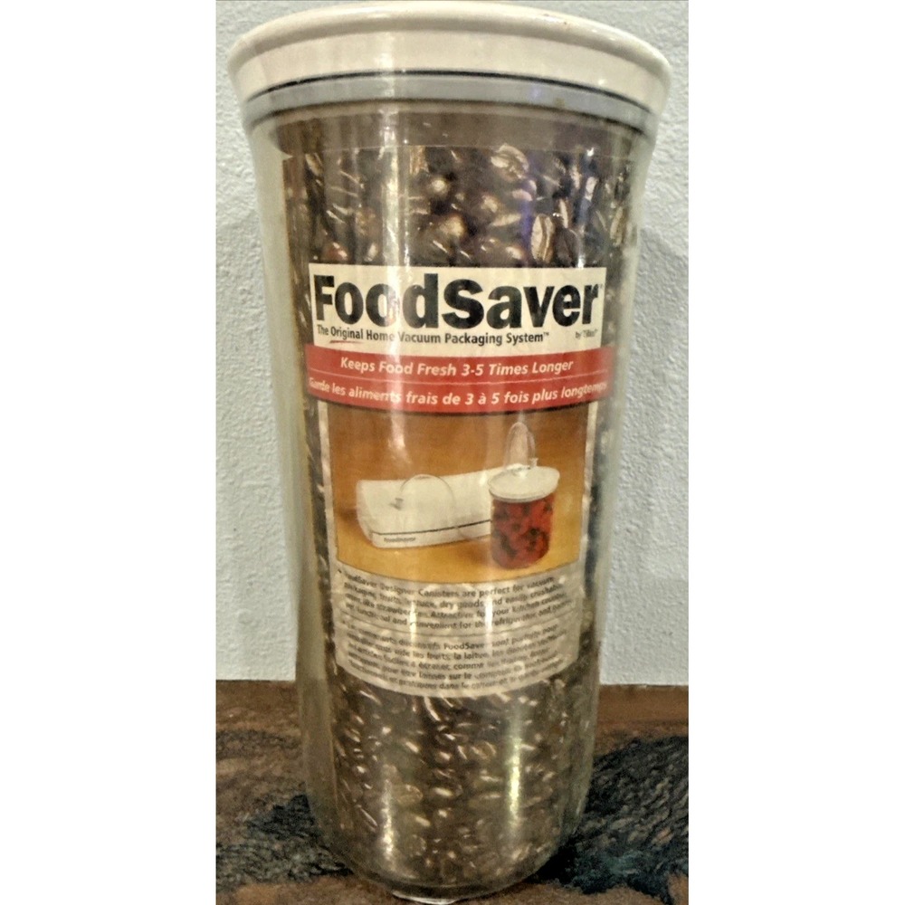 Vintage FoodSaver 3 Qt Vacuum Canister 02-0046-00 Factory Sealed NOS